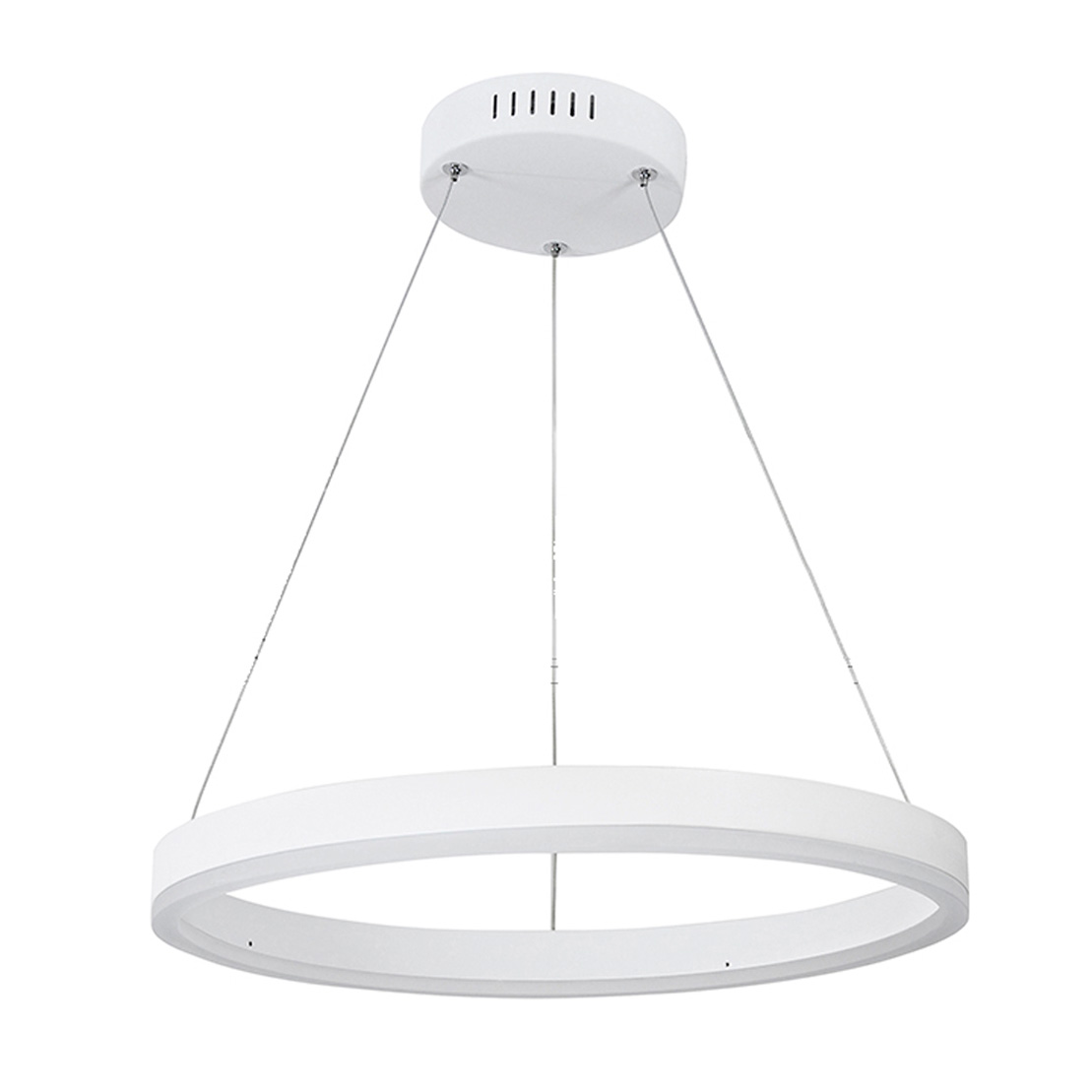 POLUX FOKKO LED - Pendant lamp - White - Integrated LED - 22W LED (incl.)